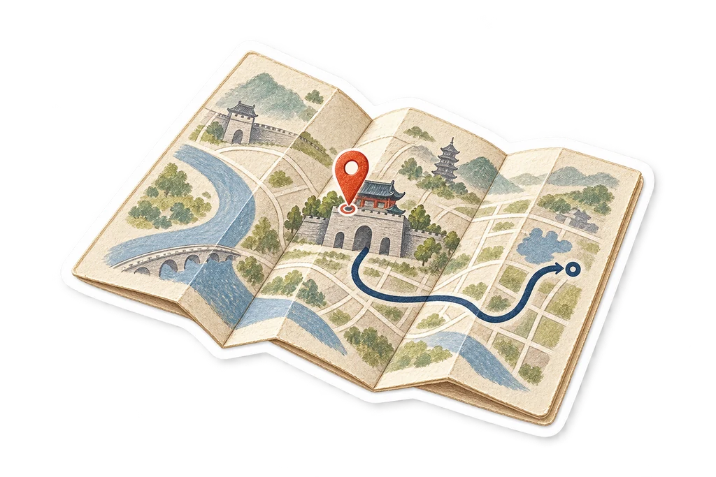 南京城市路线地图