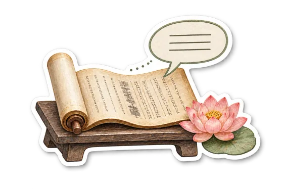 经卷、莲花与现代对话